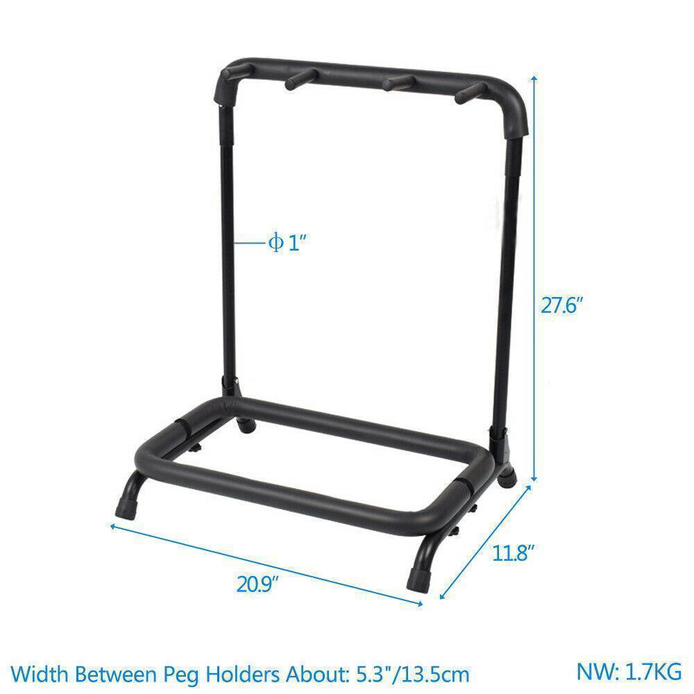 Glarry 3/5/7/9 Guitars Holder Rack Stand Multi Guitars