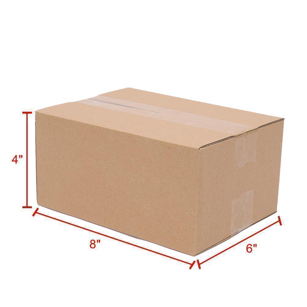 100-1000 PREMIUM Cardboard Paper Boxes Mailing Packing Shipping Box 8x6x4 6x4x4