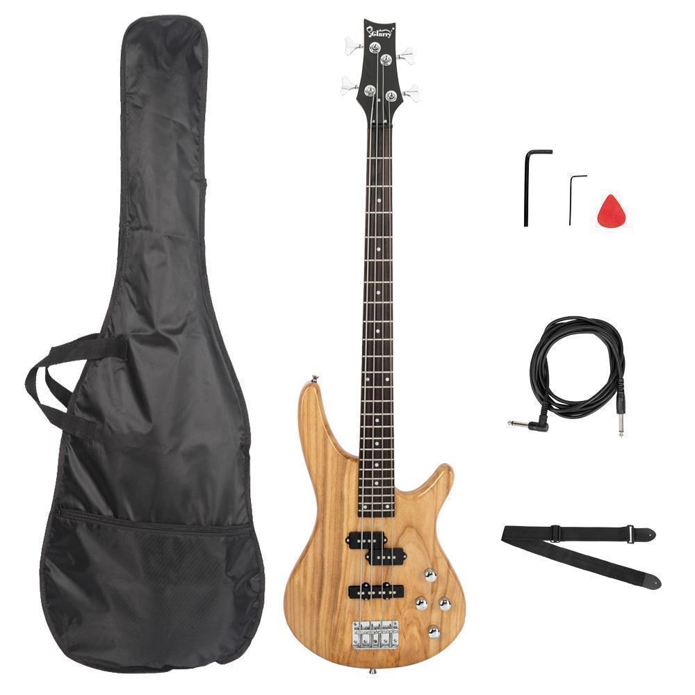 Glarry Electric Guitar Bass Set Right Handed School Student With Bag 24 Frets