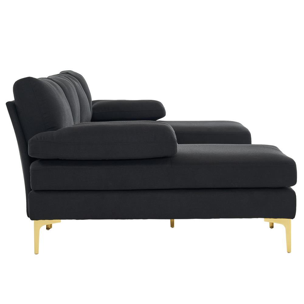Modern Large Sectional Sofa U-Shape Couch with 2 Chaise Sturdy Metal Leg 3 Color - Picture 24 of 26