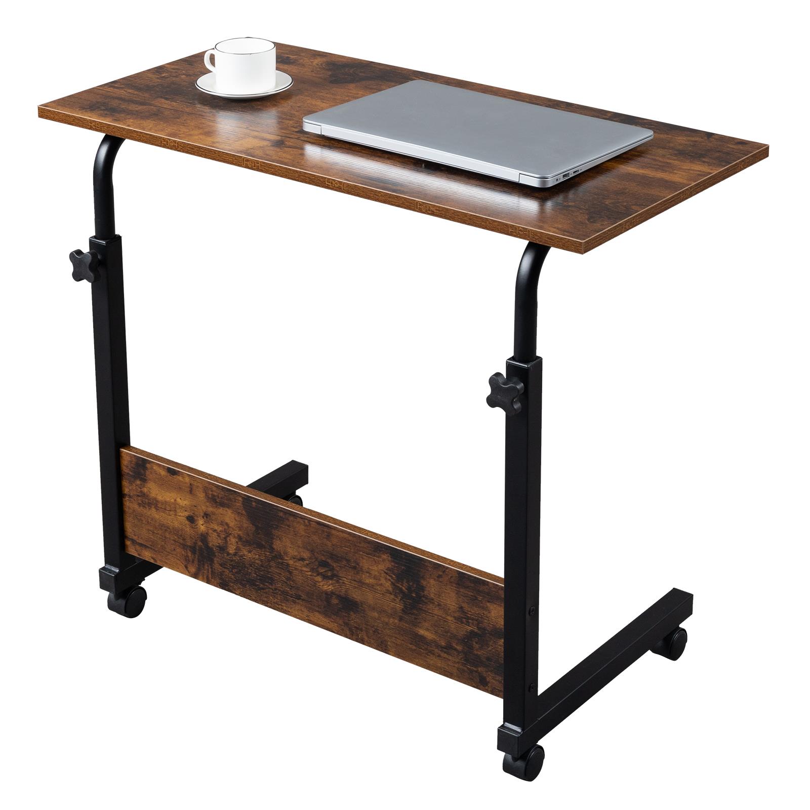 Rolling Laptop Table Stand Height Adjustable Computer Desk Sofa Bed Table Tray - Picture 7 of 12