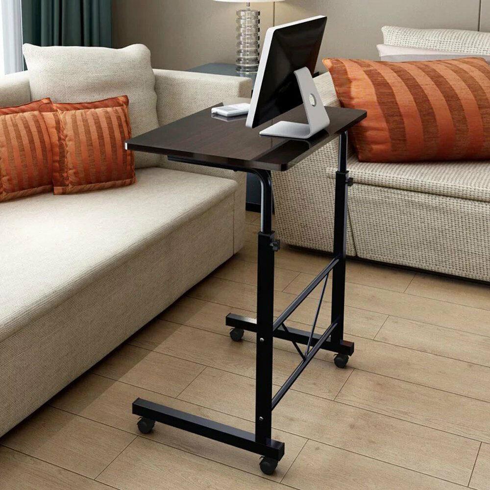 Rolling Laptop Table Stand Height Adjustable Computer Desk Sofa Bed Table Tray - Picture 6 of 12