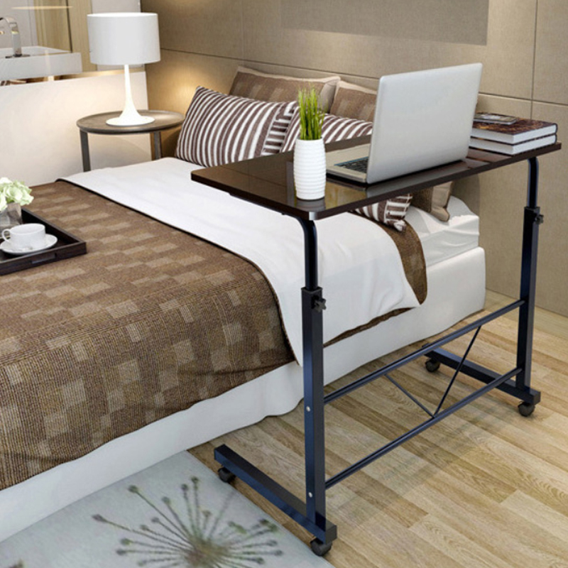 Rolling Laptop Table Stand Height Adjustable Computer Desk Sofa Bed Table Tray - Picture 4 of 12