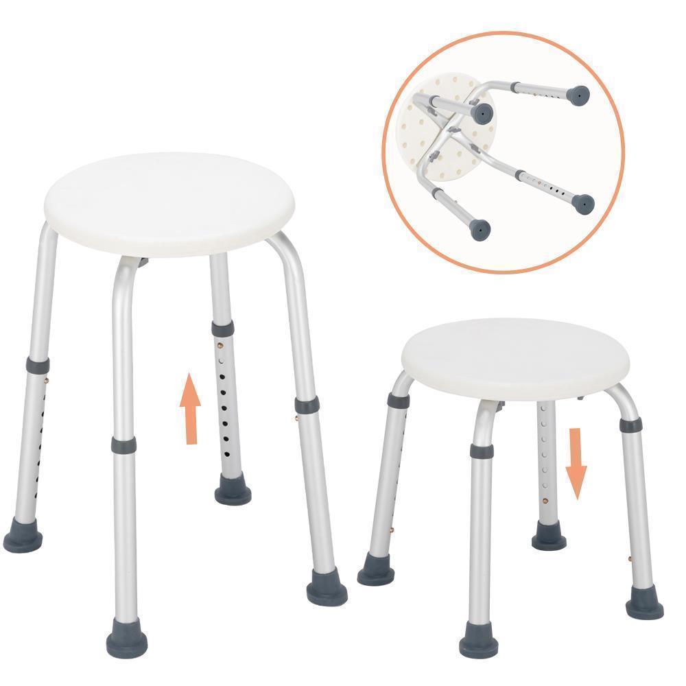 300 lb Elderly Bathtub Bath Tub Medical Shower Chair Seat Bench Stool Non-slip - Picture 11 of 11