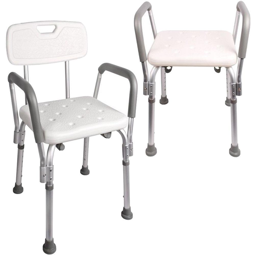 300 lb Elderly Bathtub Bath Tub Medical Shower Chair Seat Bench Stool Non-slip - Picture 10 of 11