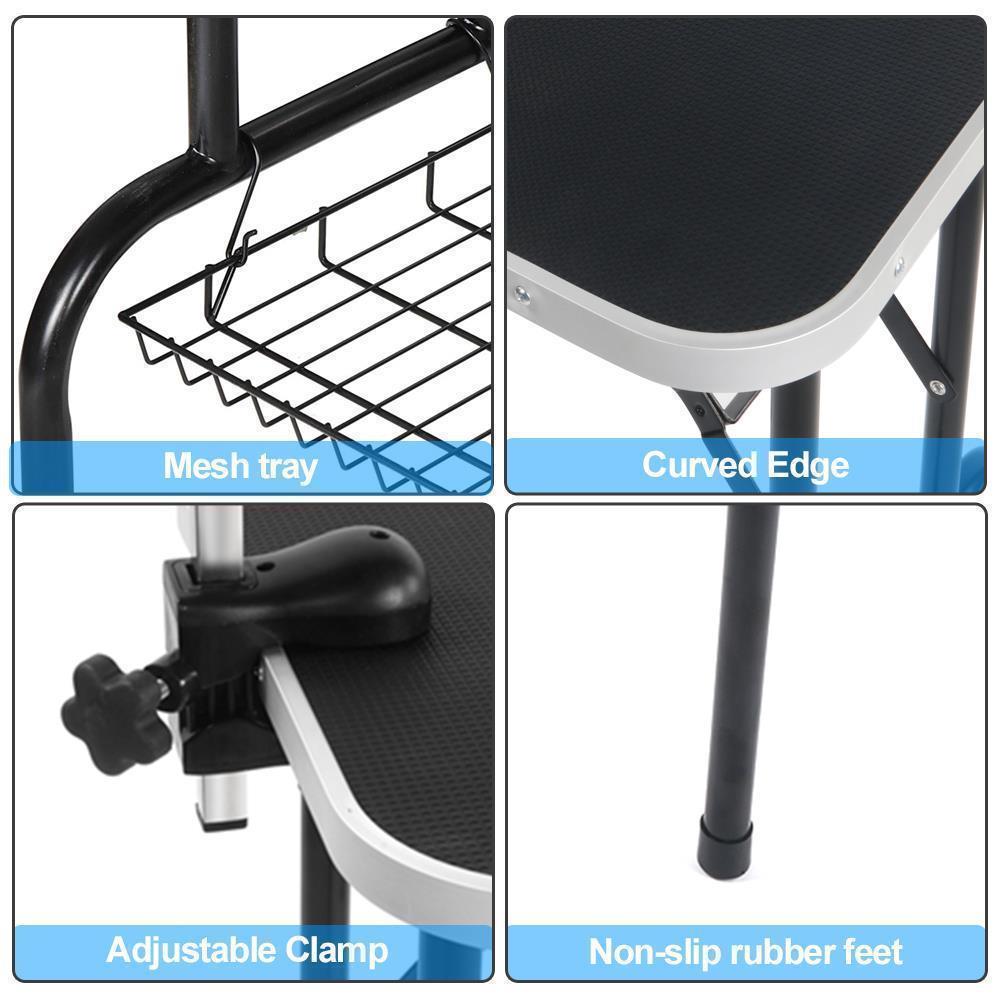 32"35"36"42"48" Dog Cat Grooming Table Adjustable Arm Noose Mesh Tray Hydraulic - Picture 8 of 12