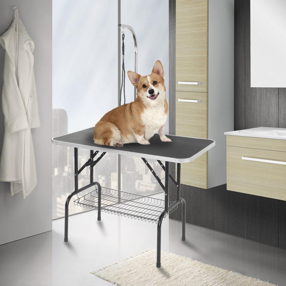 32"35"36"42"48" Dog Cat Grooming Table Adjustable Arm Noose Mesh Tray Hydraulic - Picture 7 of 12