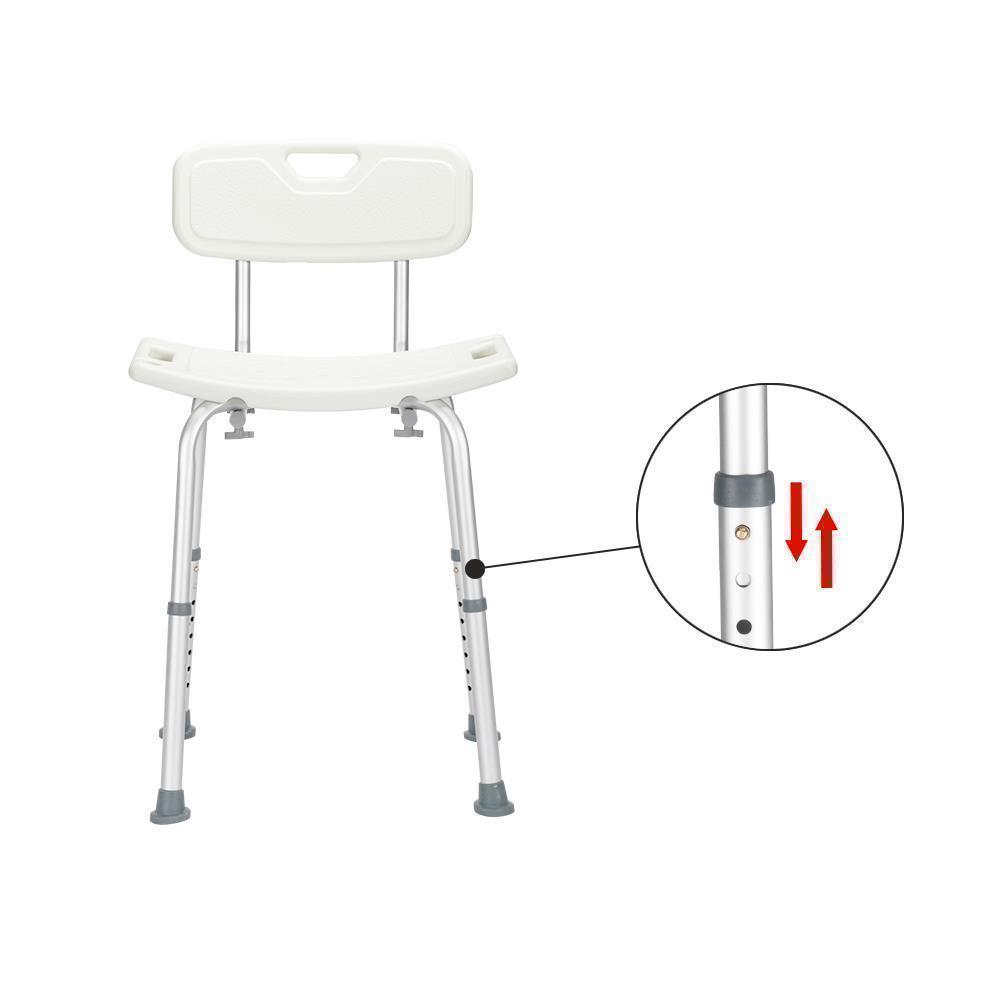 Shower Stool Seat Tub Bench Bath Chair for Seniors Handicap Elderly Adults - Picture 10 of 10