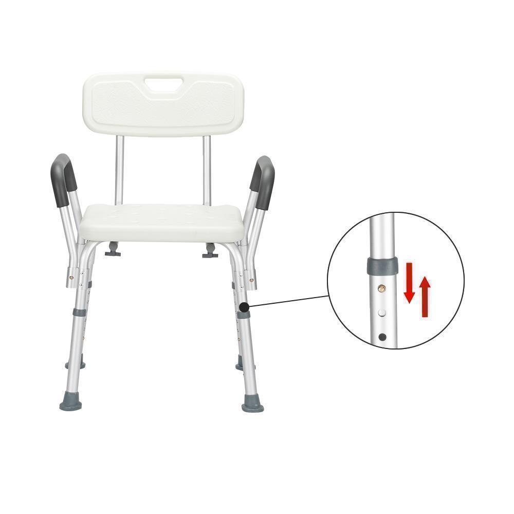 Shower Stool Seat Tub Bench Bath Chair for Seniors Handicap Elderly Adults - Picture 5 of 10