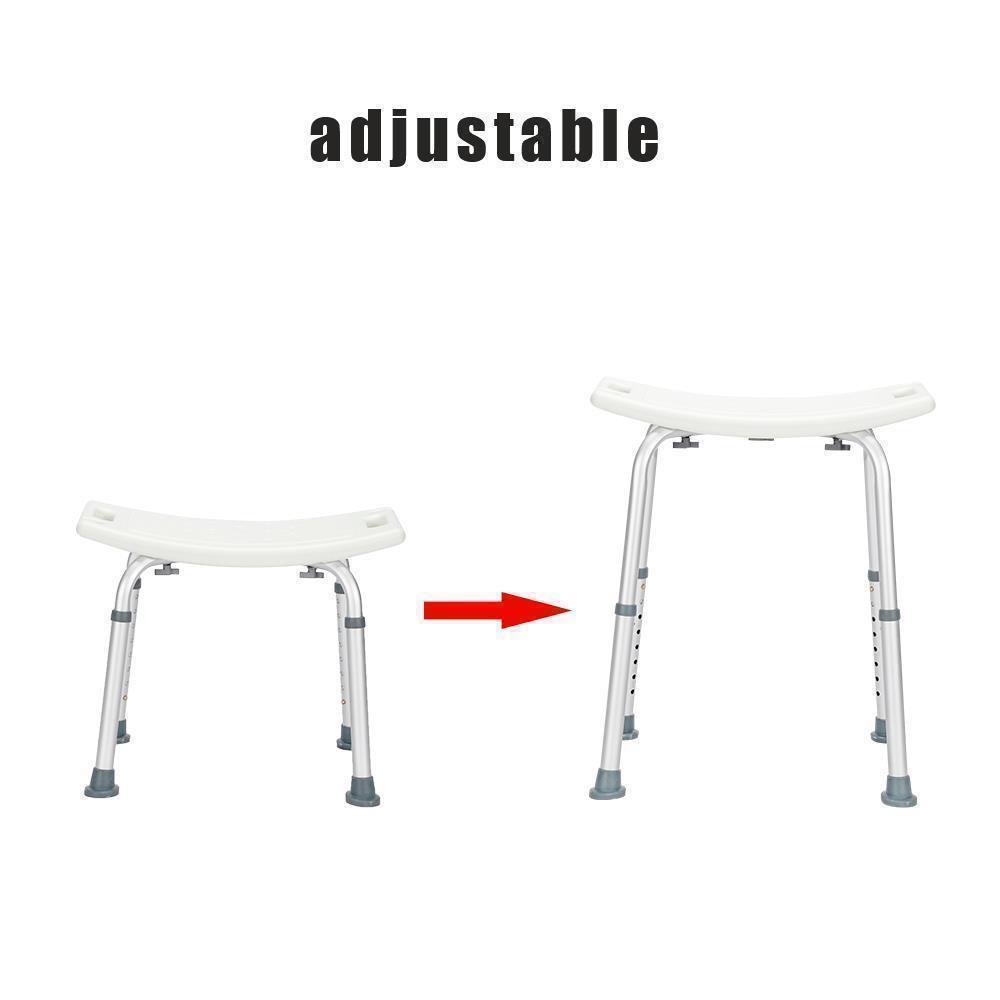 Shower Stool Seat Tub Bench Bath Chair for Seniors Handicap Elderly Adults - Picture 4 of 10