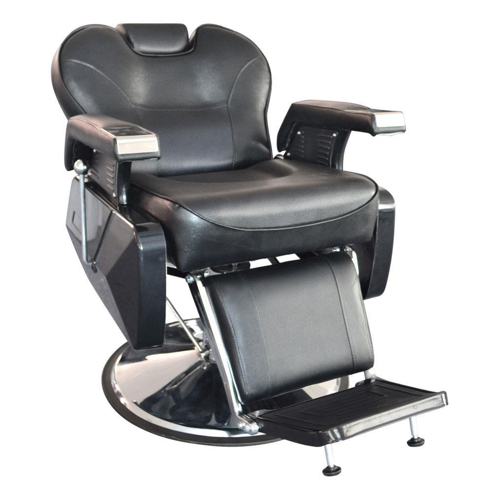 Heavy-duty Black Hydraulic Barber Chair Hair Beauty Salon Equipment