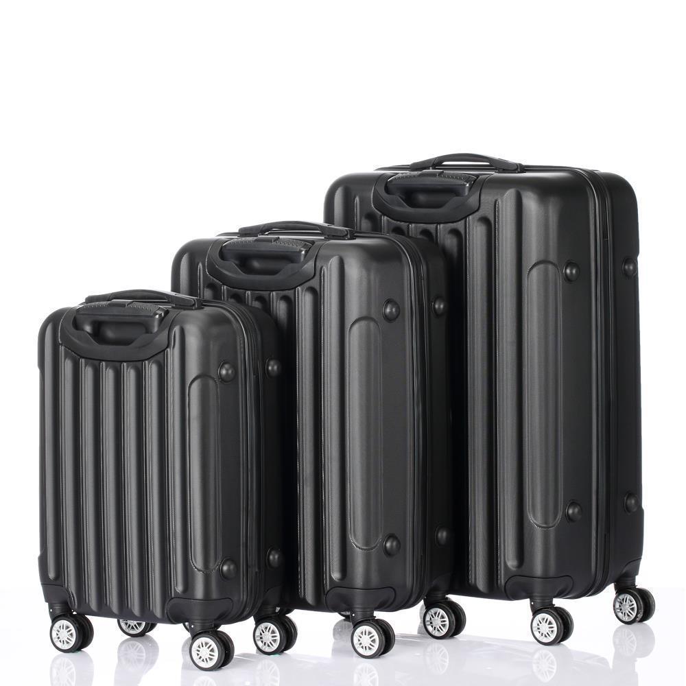 3-Piece FCH Trolley Case Hardside TSA Spinner Luggage Bag Set (Various)