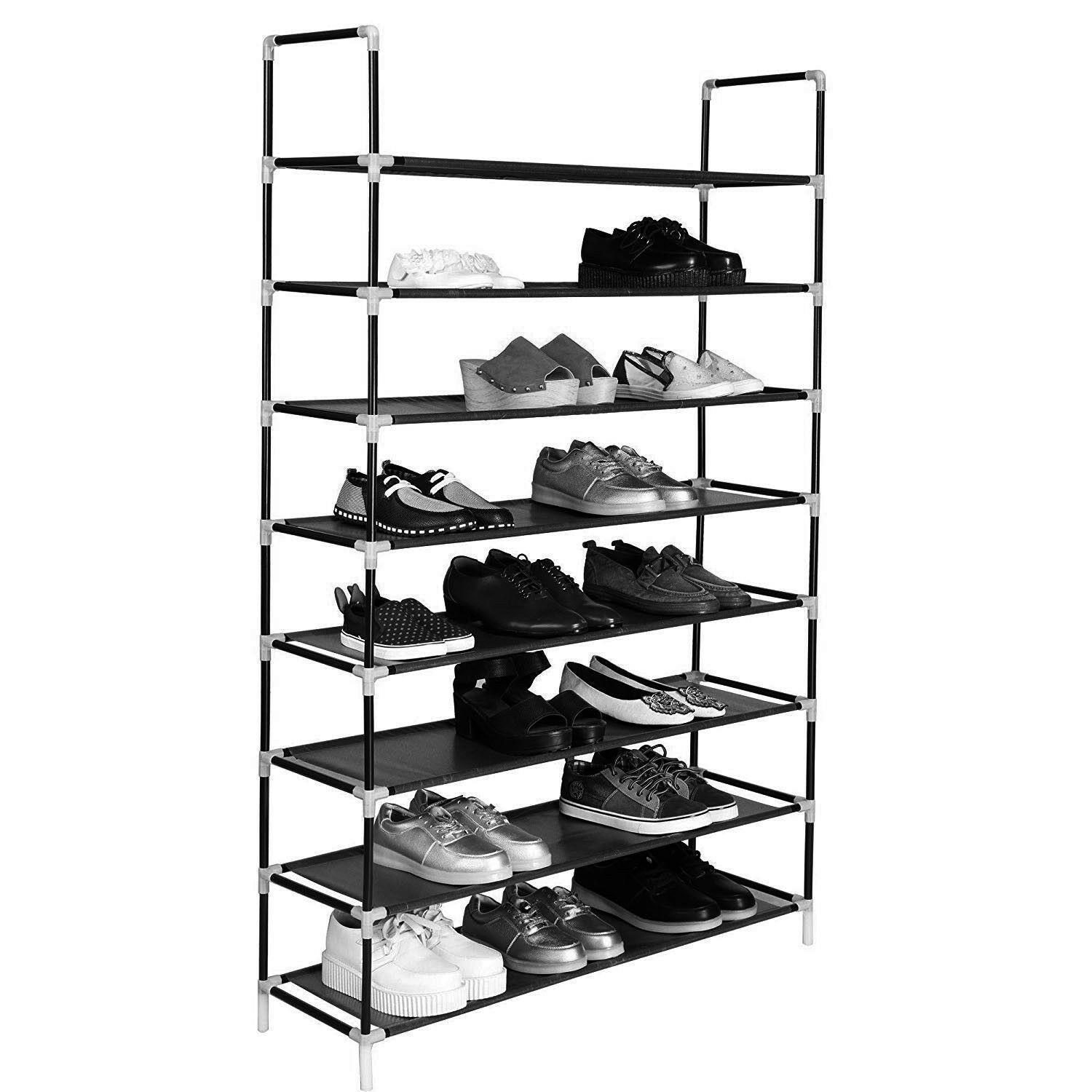 3/5/10 Tier Heavy Duty Storage Holder Cabinet Shelves Home Saving Shoe Rack