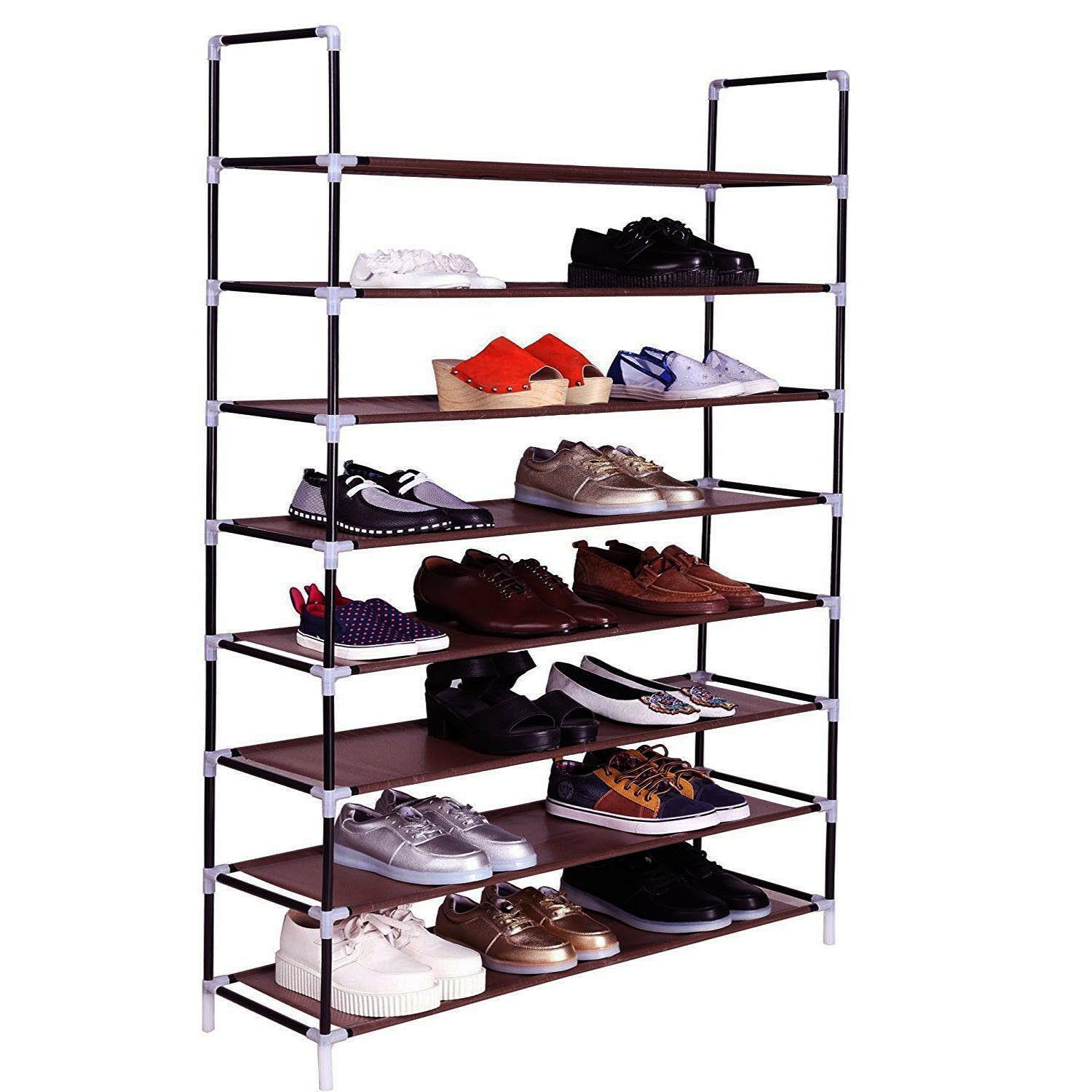 3/5/10 Tier Heavy Duty Storage Holder Cabinet Shelves Home Saving Shoe Rack