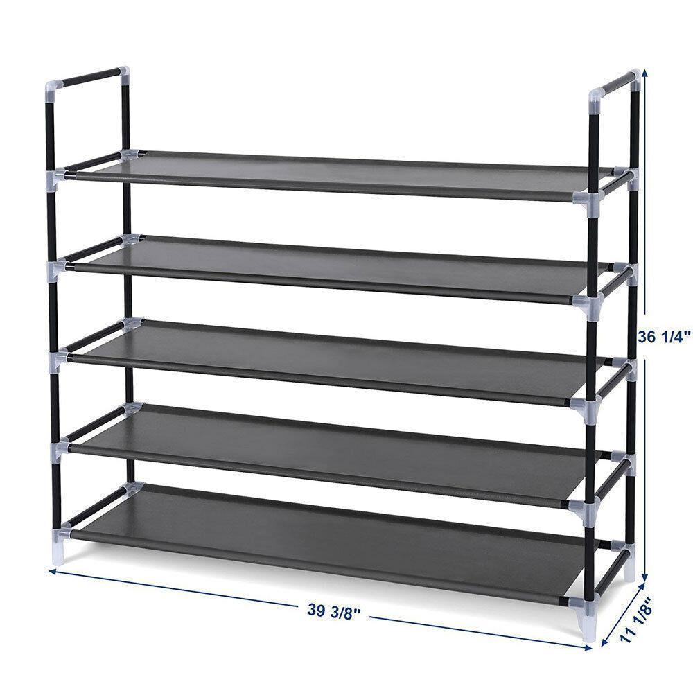 3/5/10 Tier Heavy Duty Storage Holder Cabinet Shelves Home Saving Shoe Rack