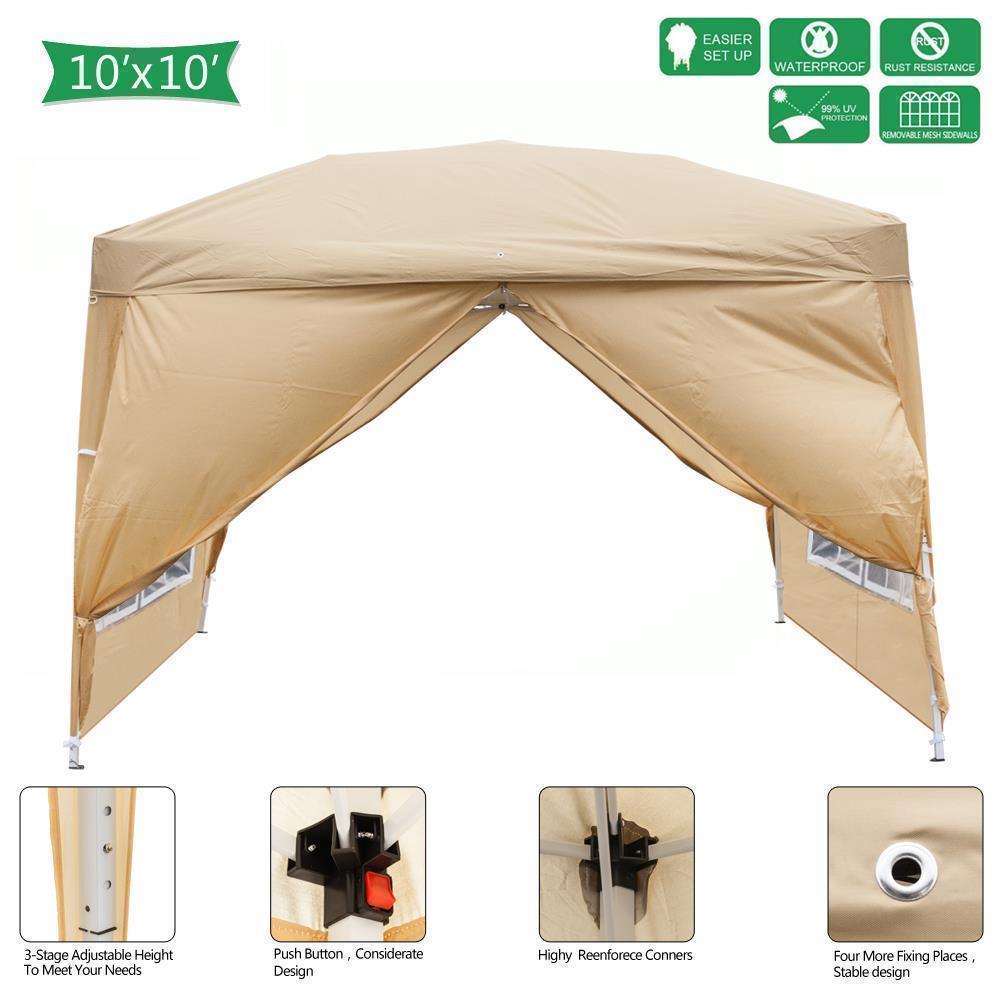 Tents For Party Ez Up Canopy With 4 Sidewalls Outdoors