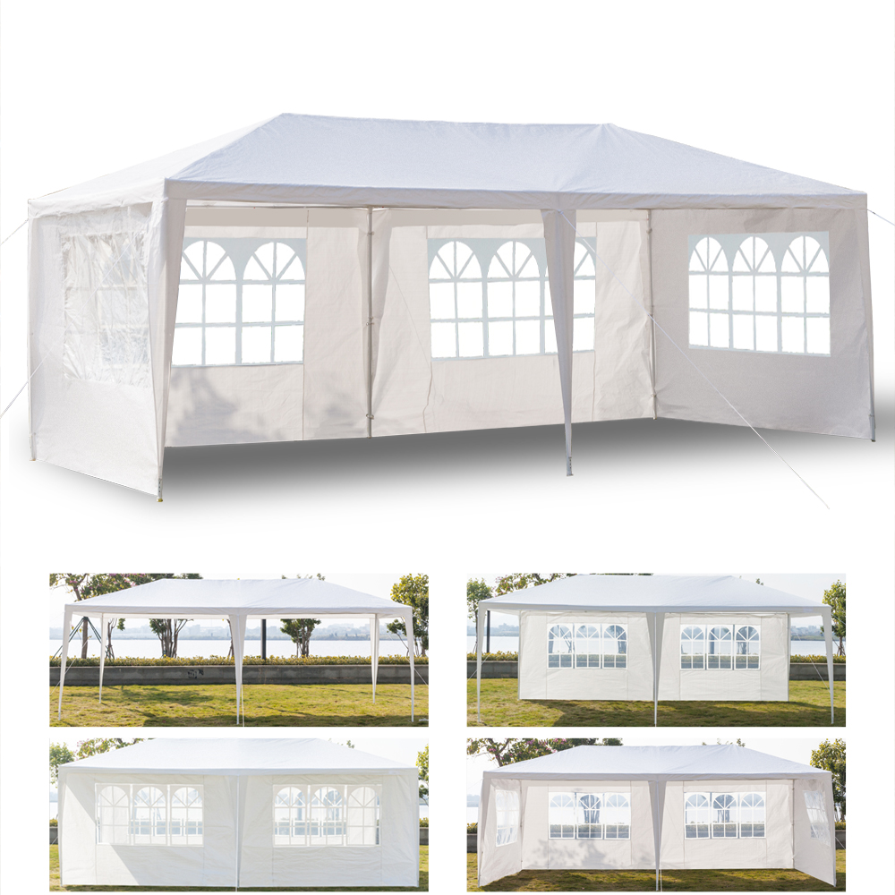 Pavillon Wasserdicht Partyzelt 3x33x63x9m Festzelt mit Fenstern Gartenzelt Neu