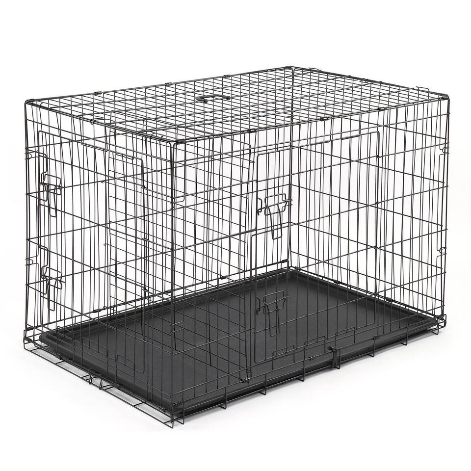 Klappbar Hundebox Transportbox Hundekäfig Gitterbox Hund Welpe Welpenlaufstall