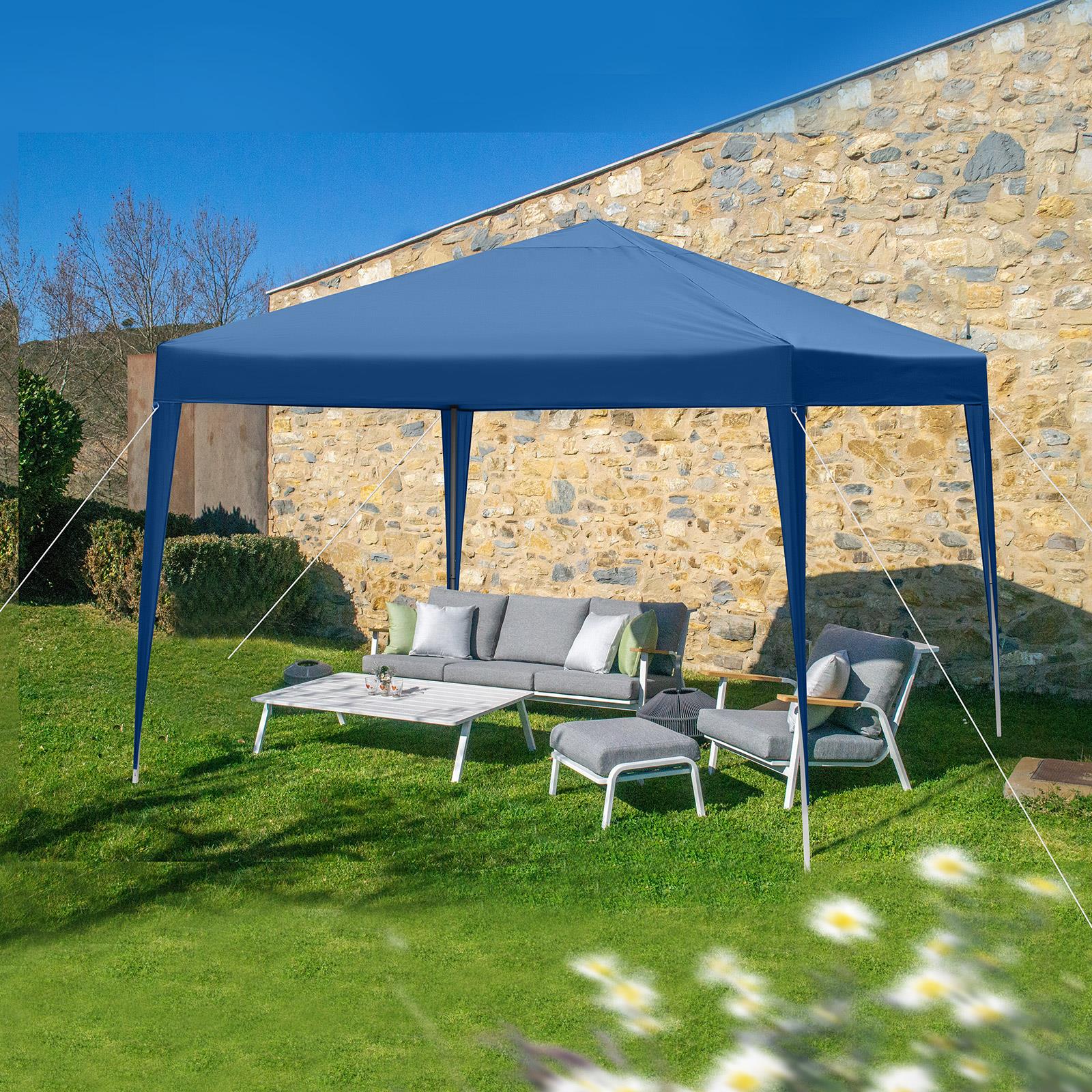 3x3m Faltbar Pavillon Faltpavillon Partyzelt Gartenzelt Marktstand mit Tasche DE