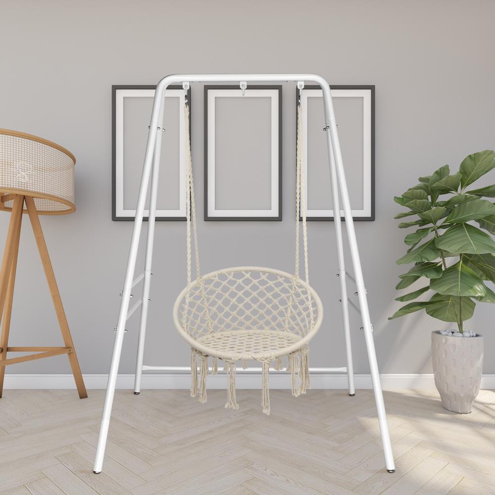 Hanging Chair Frame Swing Stand Hammock Chair Stand Max Load 440lbs for Outdoor - Picture 8 of 8