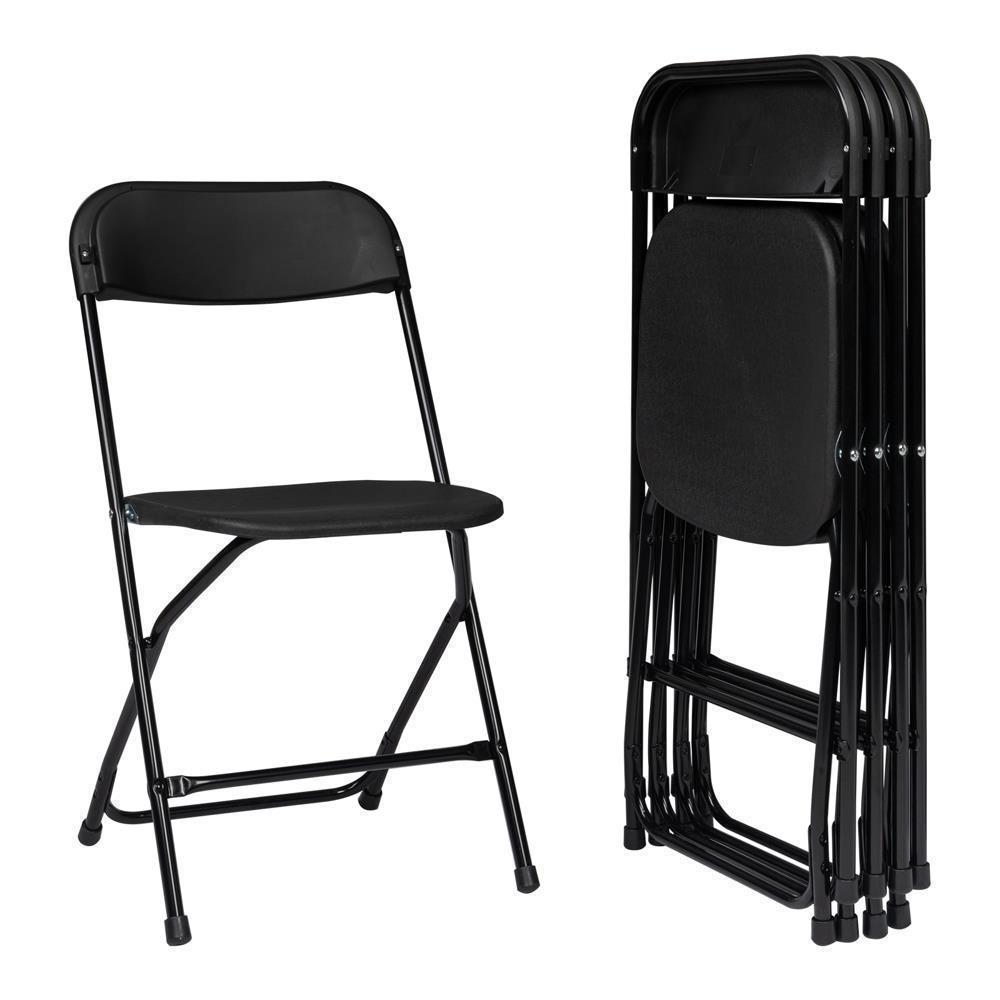 (5 to 25 PACK) Folding Plastic Stackable Chairs for Home Office Wedding Party - Picture 19 of 30