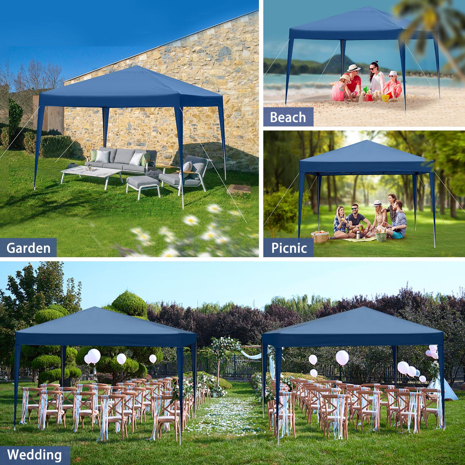 2MX2M 3MX3M Pop Up Gazebo Waterproof Marquee Garden Awning Party Tent Canopy UK