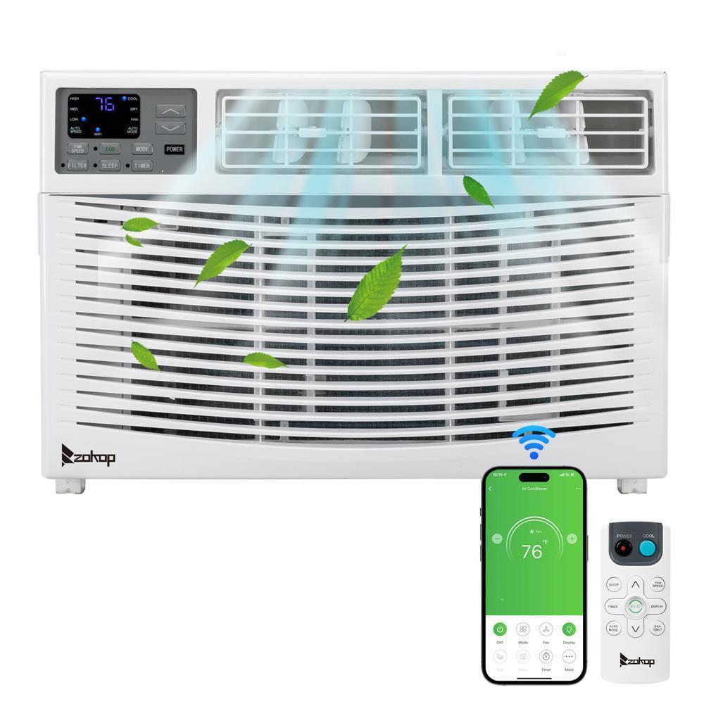 Zokop 5000- 15000 BTU Window Air Conditioner AC Unit Knob/Remote Control White - Picture 17 of 17