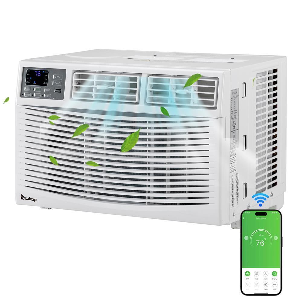 Zokop 5000- 15000 BTU Window Air Conditioner AC Unit Knob/Remote Control White - Picture 14 of 17