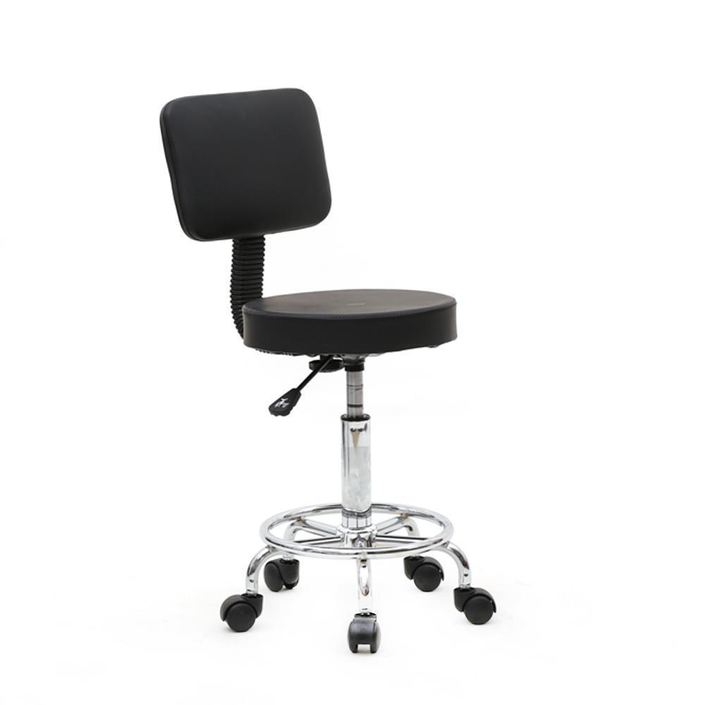 Rollhocker Arbeitshocker Drehhocker Hocker mit Lehne Praxishocker Mehrere Stile - Bild 41 von 46