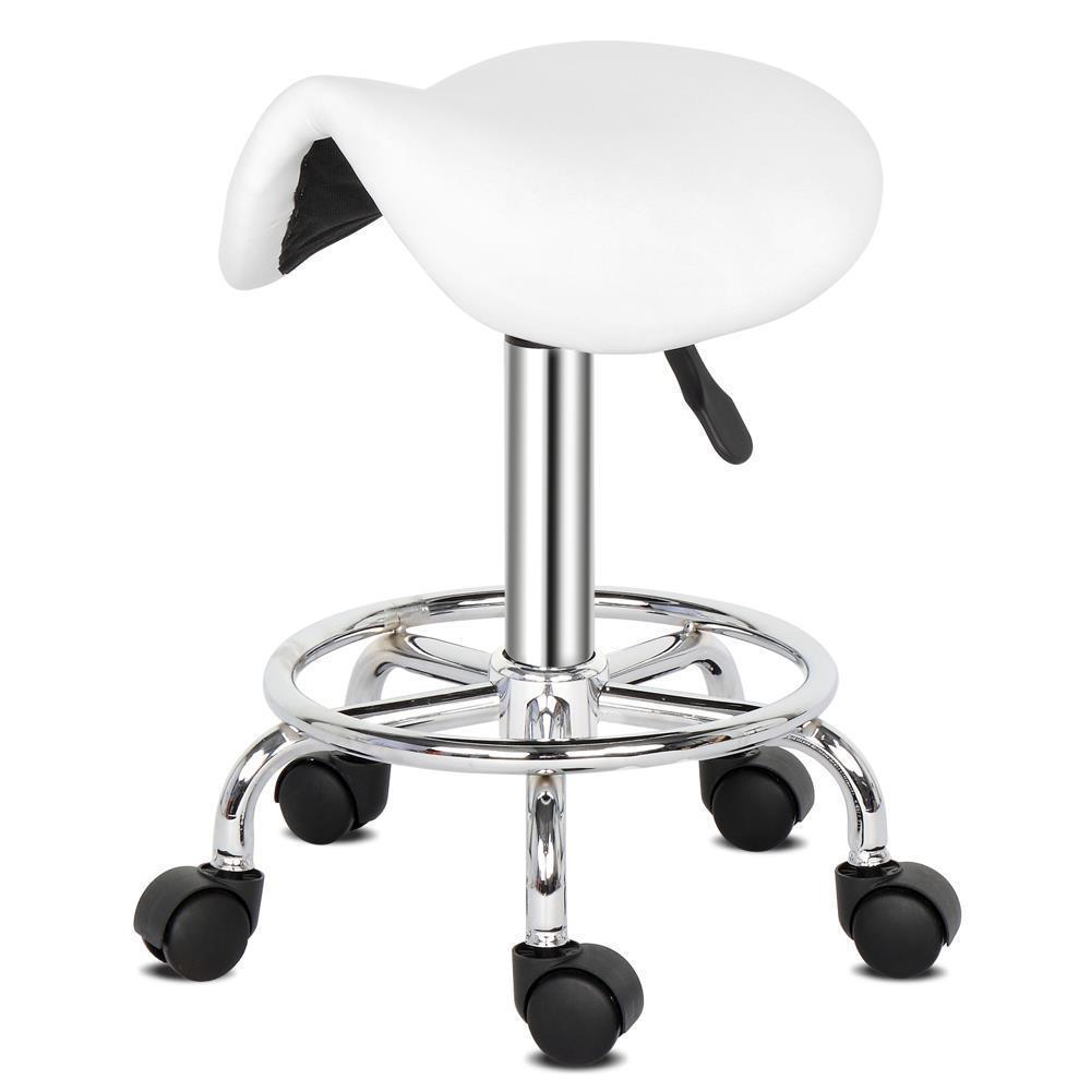 Rollhocker Arbeitshocker Drehhocker Hocker mit Lehne Praxishocker Mehrere Stile - Bild 34 von 46