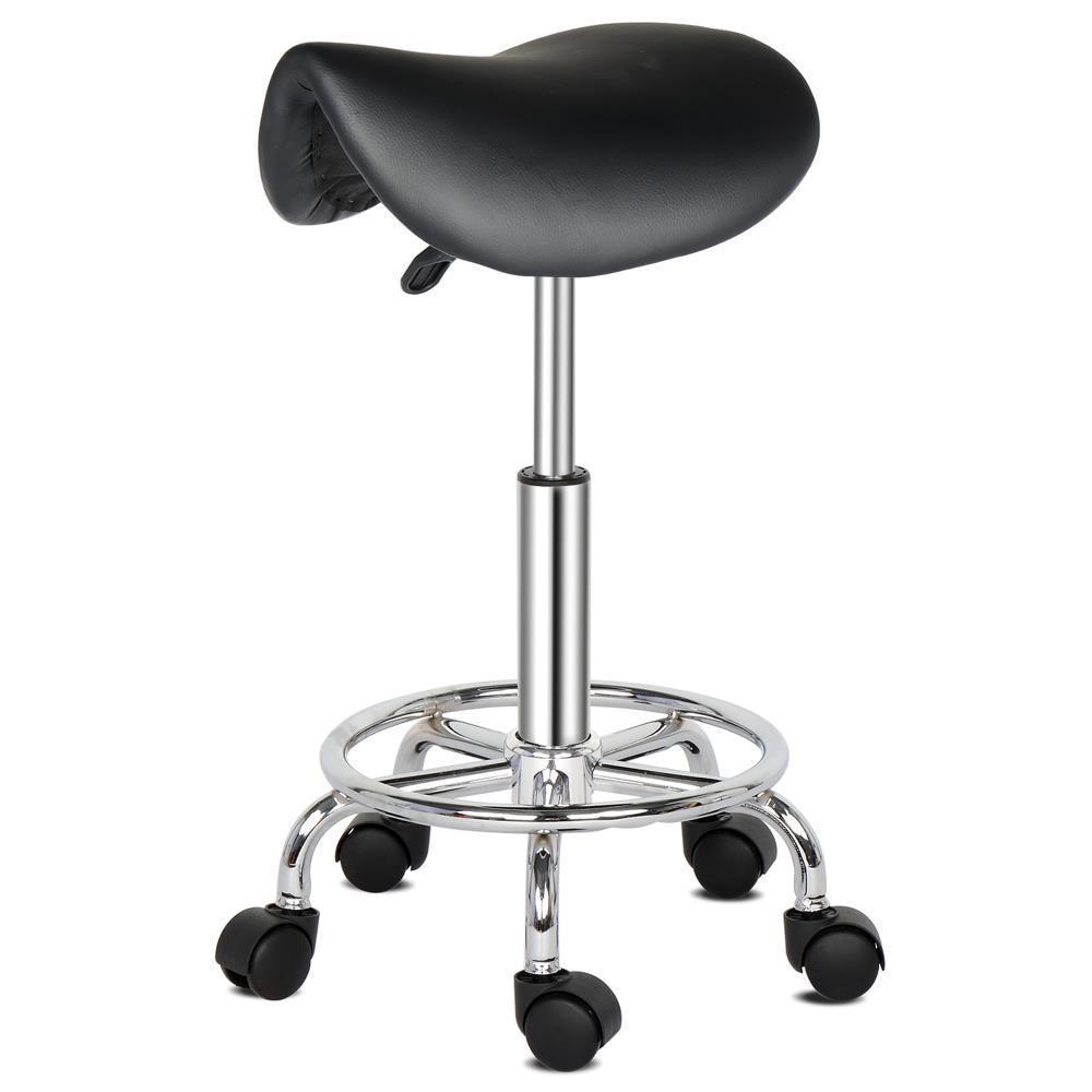 Rollhocker Arbeitshocker Drehhocker Hocker mit Lehne Praxishocker Mehrere Stile - Bild 31 von 46