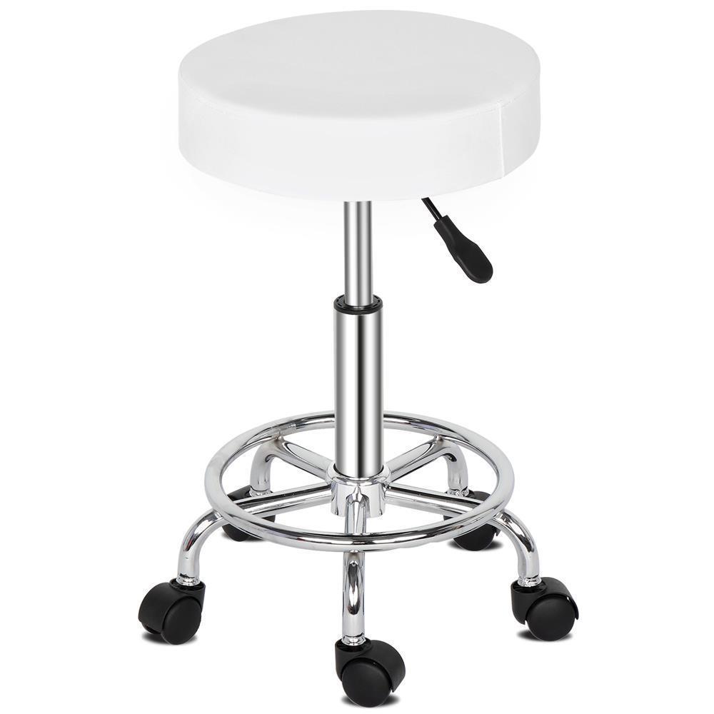 Rollhocker Arbeitshocker Drehhocker Hocker mit Lehne Praxishocker Mehrere Stile - Bild 14 von 46