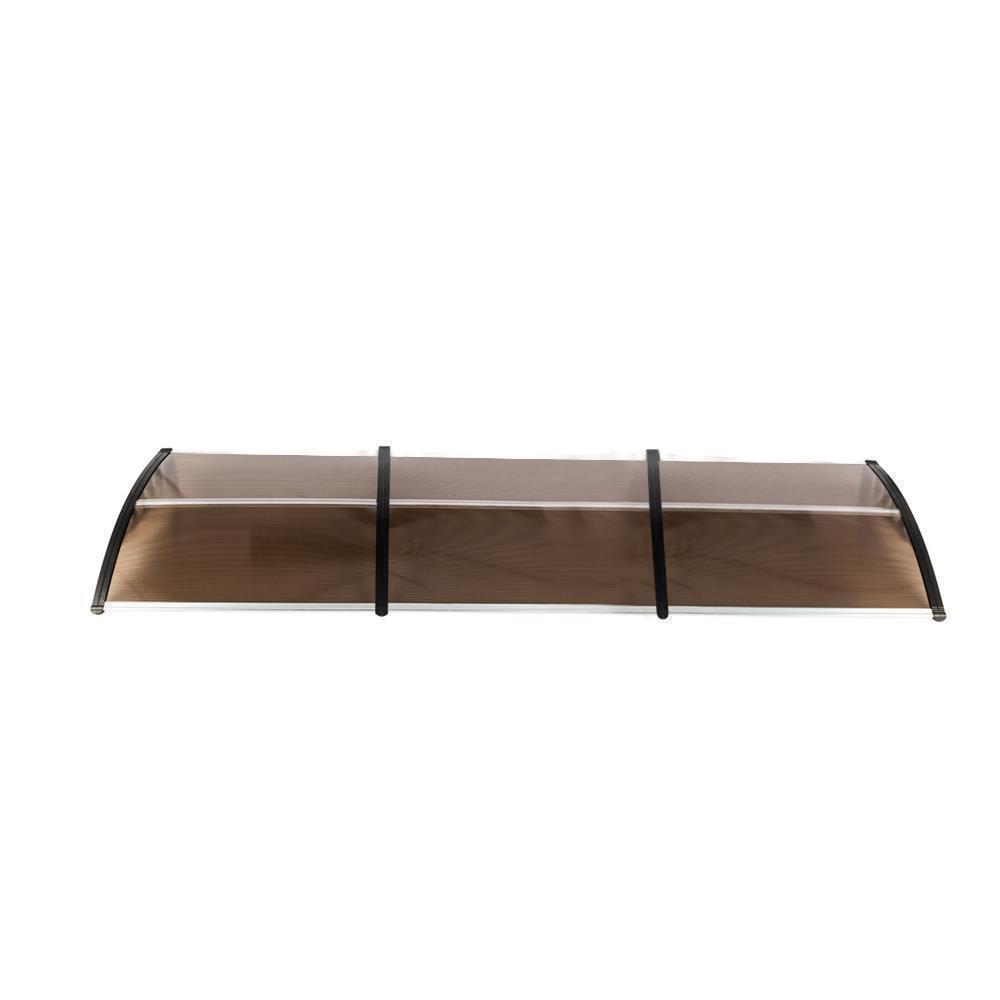 40x120"/80"/40"/32" Window Canopy Awning Polycarbonate Front Door Patio Decor - Picture 23 of 25