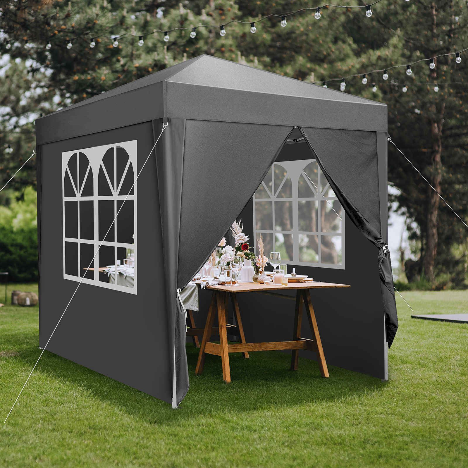 Pavillon Faltpavillon 2x2m3x3m3x4m3x6m3x9m Pop Up Partyzelt UV-Schutz 50 DE