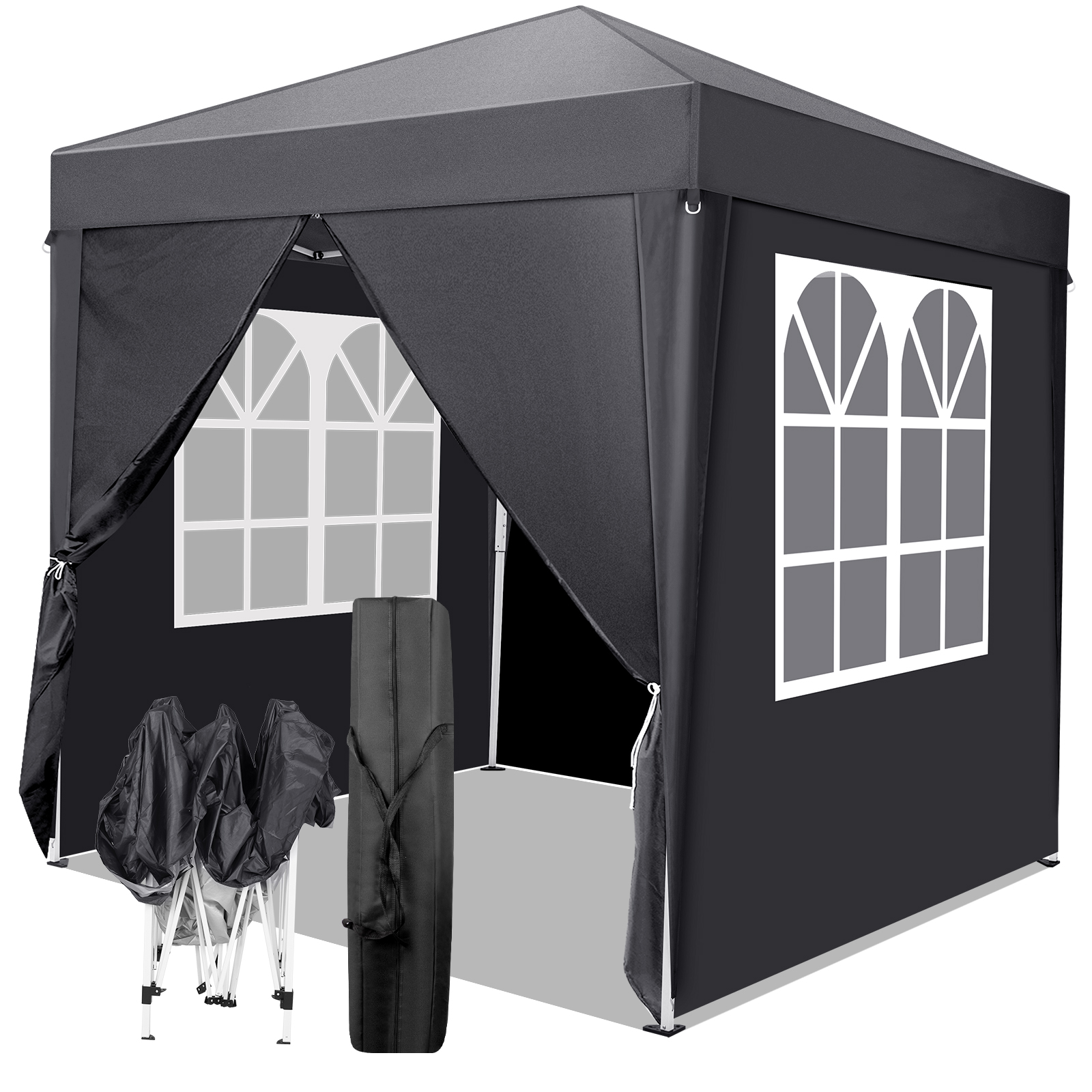 Pavillon 2x2M Pop-Up Gartenzelt Faltpavillon Sonnenschutz Pergola Pavillion NEU - Bild 14 von 17