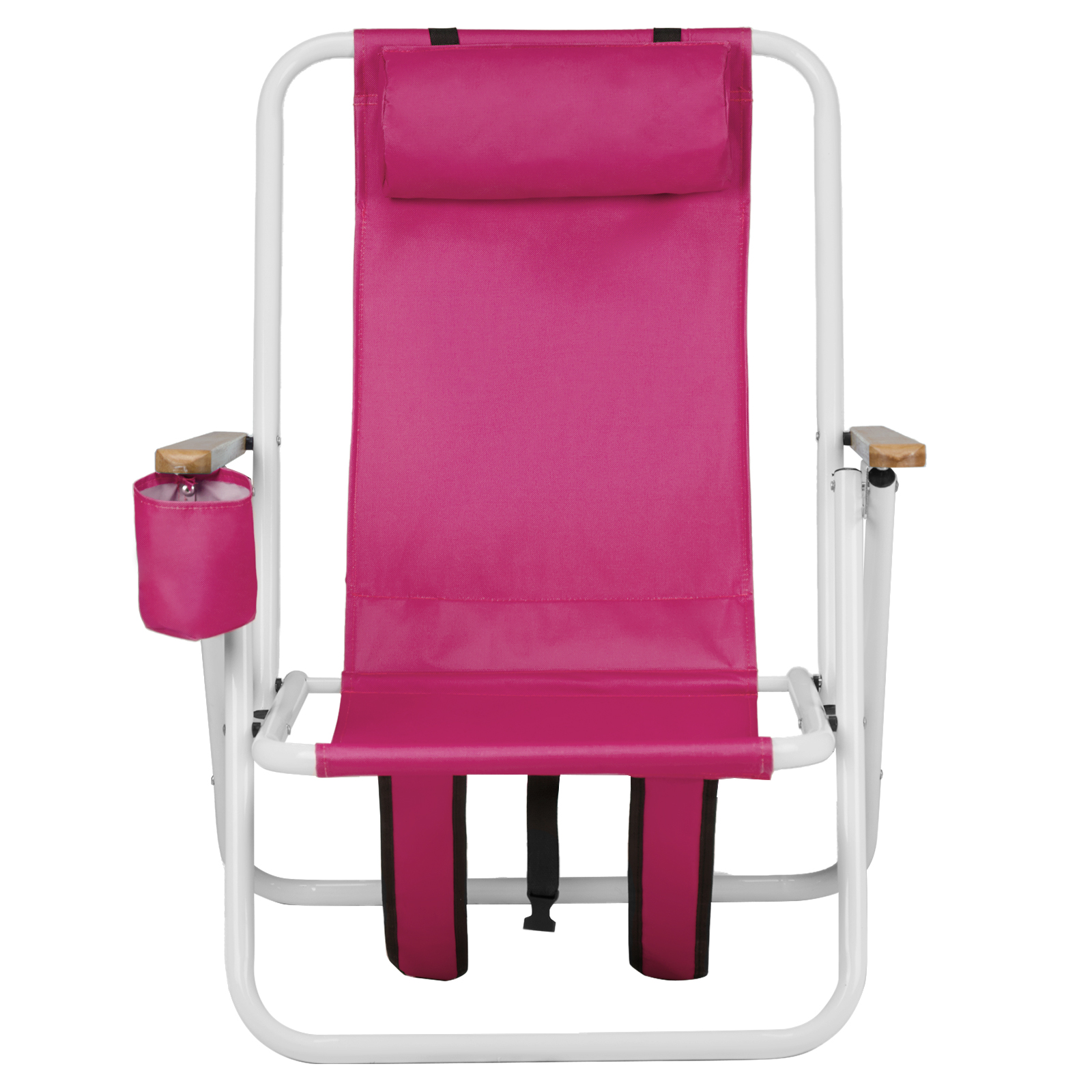1-2 Pack Backpack Beach Chair Folding Portable Camping Chair With Cup Holder - Picture 7 of 10