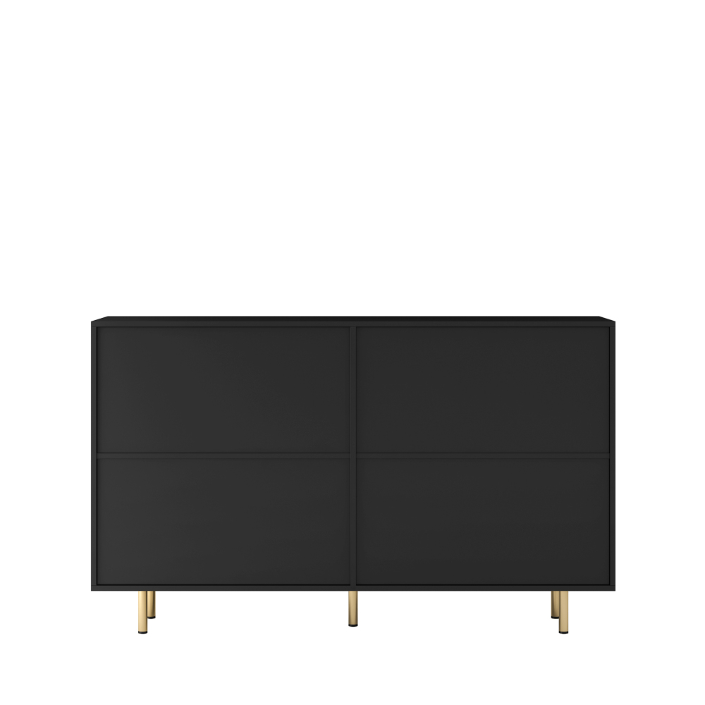 Modern Large Buffet Cabinet Fluted Sideboard with Storage and Adjustable Shelves