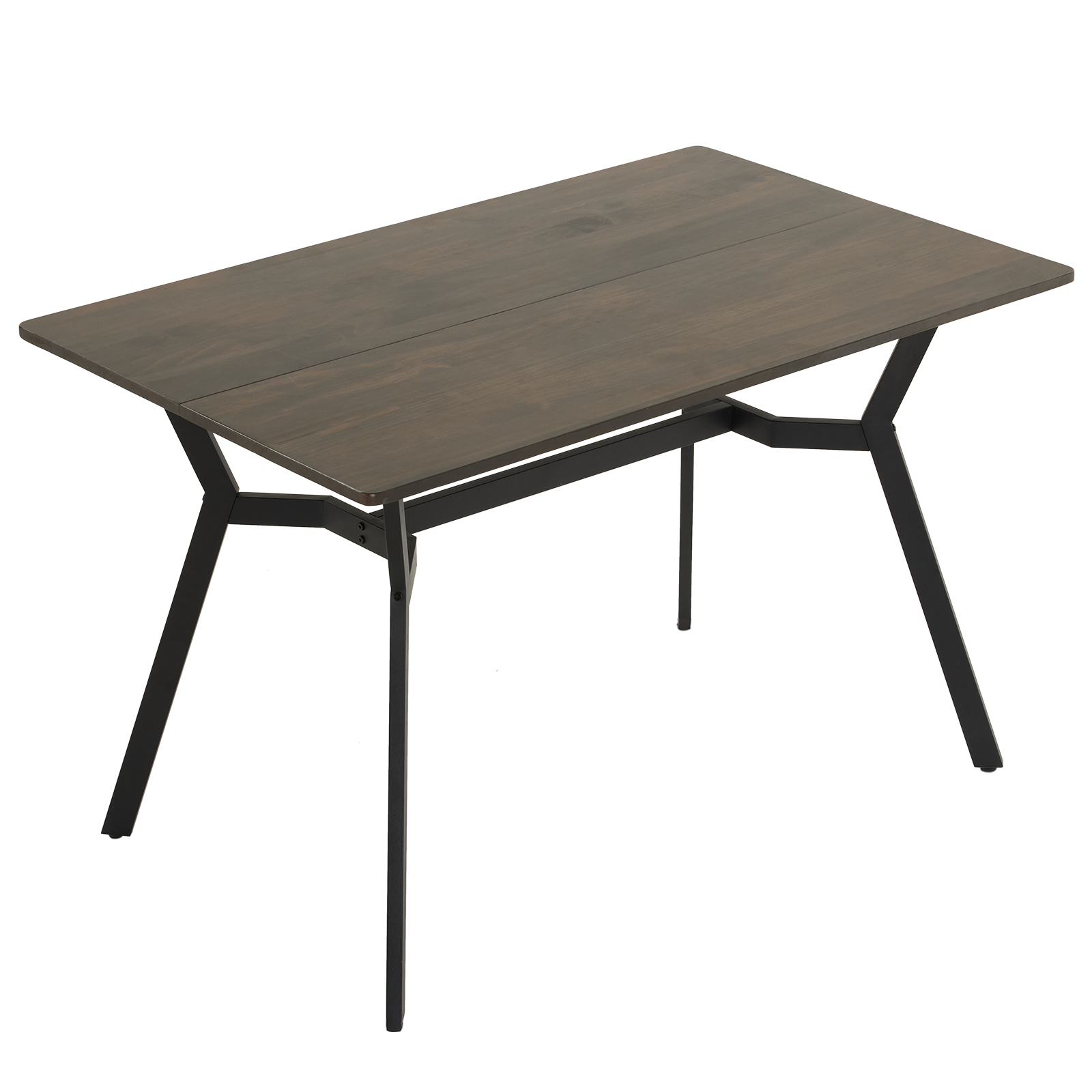 5 PC Dining Set / Wood Top Table / 4 Chairs Kitchen Table Living Room Furniture - Picture 20 of 21