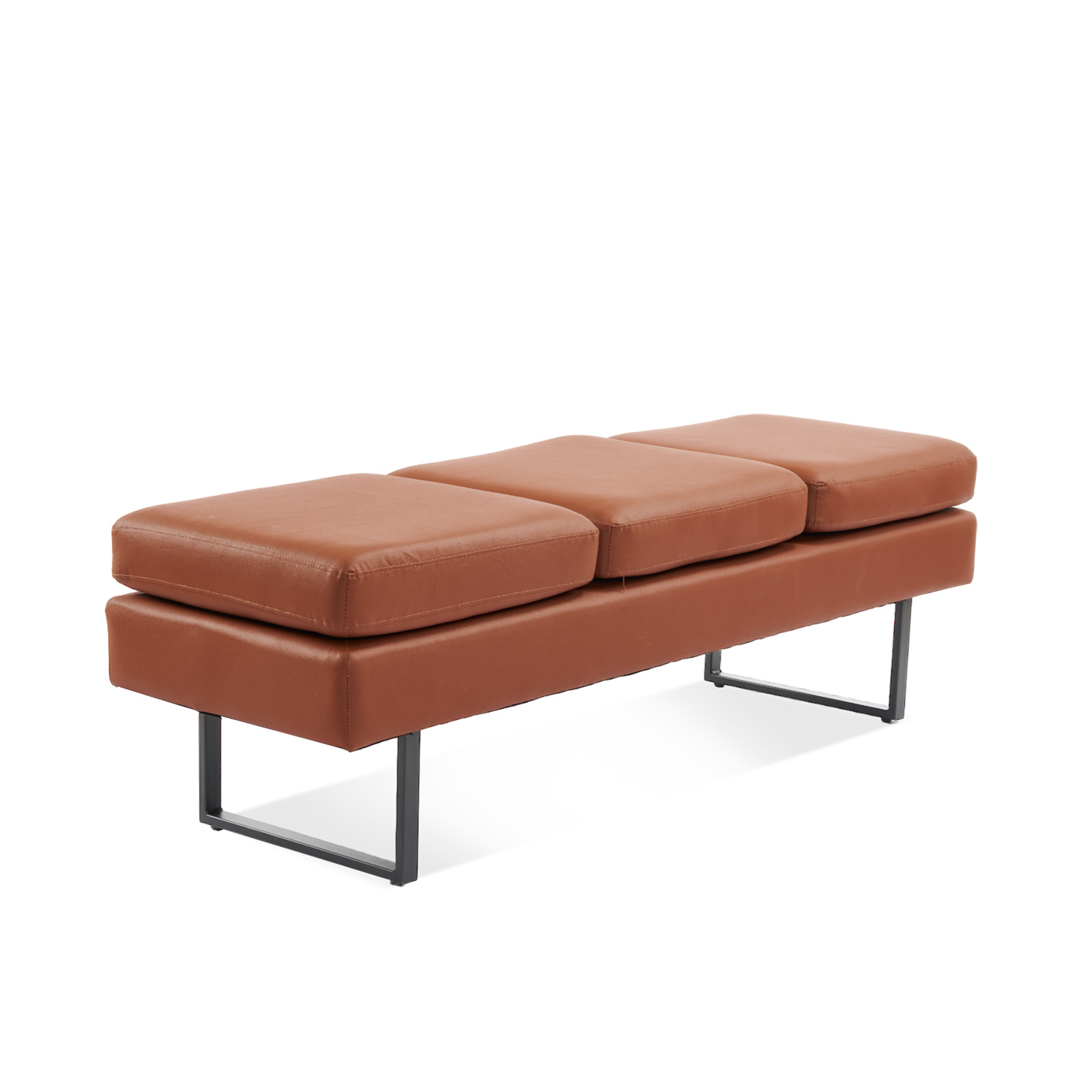 Waiting Room Bench for Salon 59.5'' Reception Bench Office Chair Seating 6 Color