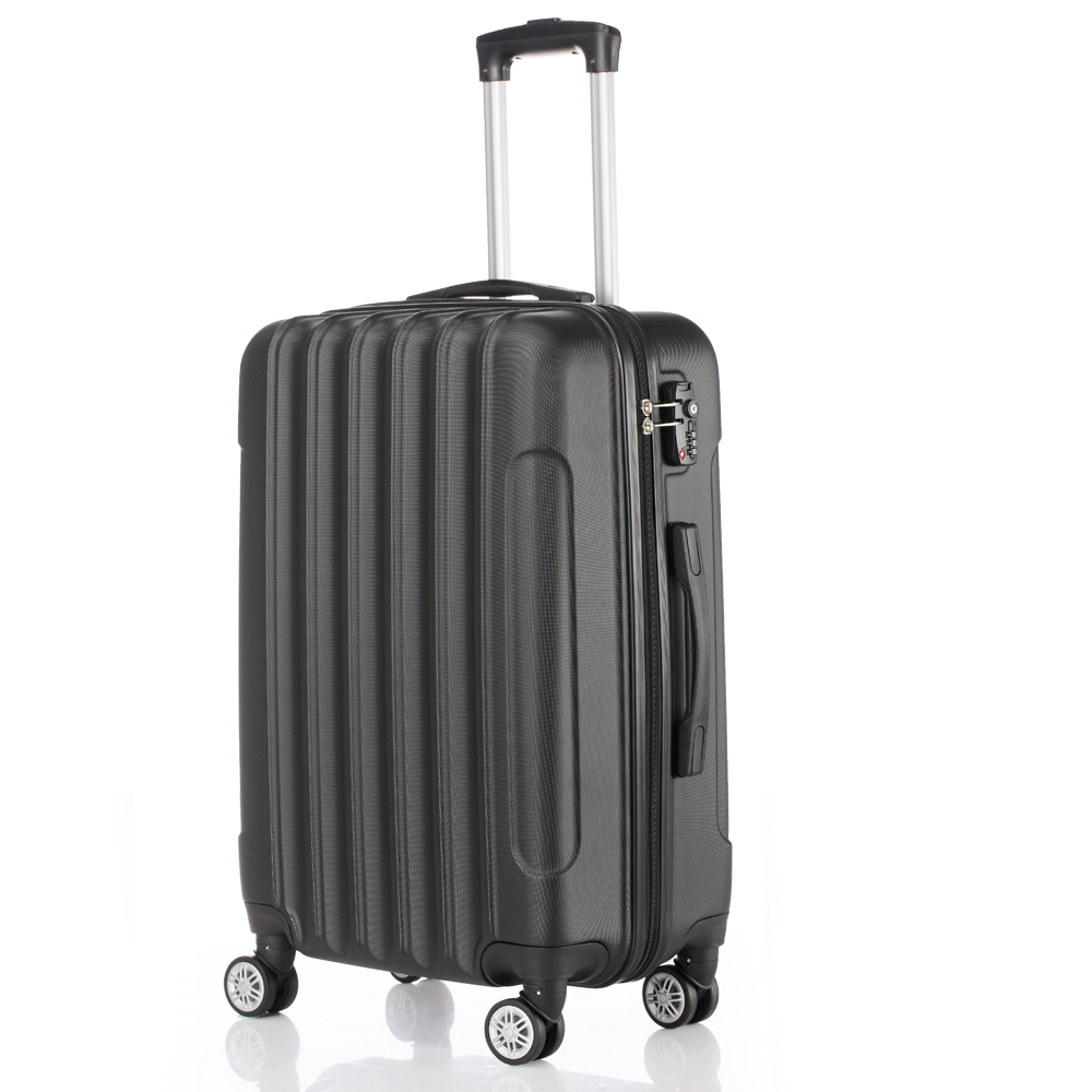 New 20" 24" 28" Hard Shell Cabin Suitcases Travel Trolley Case Hand Luggage - Picture 14 of 25