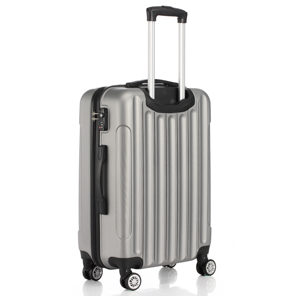 24 Inch Medium Cabin Luggage Hard Shell Travel Suitcase Spinner 4 Wheels Case - Picture 17 of 21