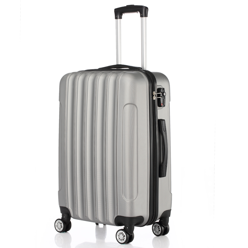 24 Inch Medium Cabin Luggage Hard Shell Travel Suitcase Spinner 4 Wheels Case - Picture 16 of 21