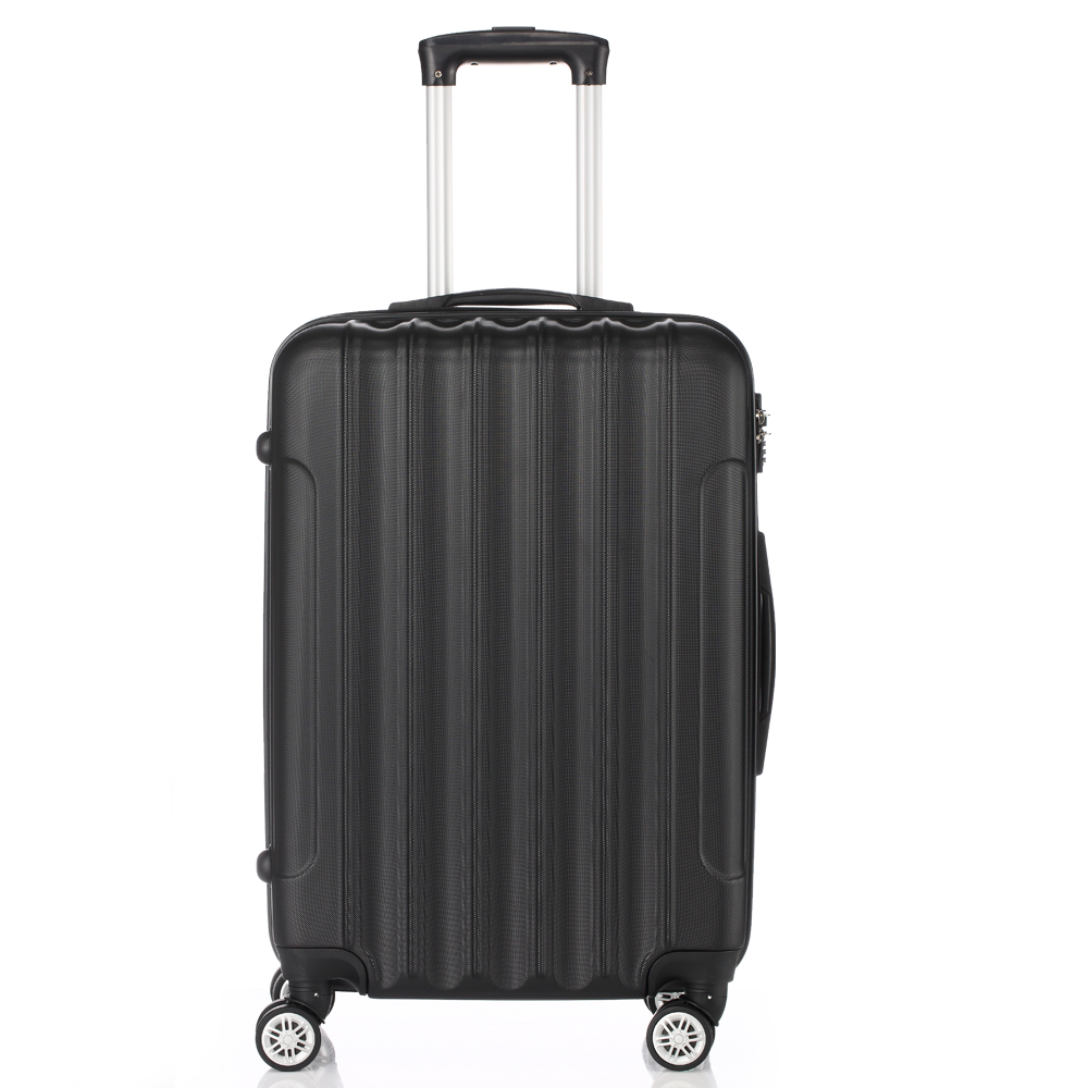 24 Inch Medium Cabin Luggage Hard Shell Travel Suitcase Spinner 4 Wheels Case - Picture 14 of 21