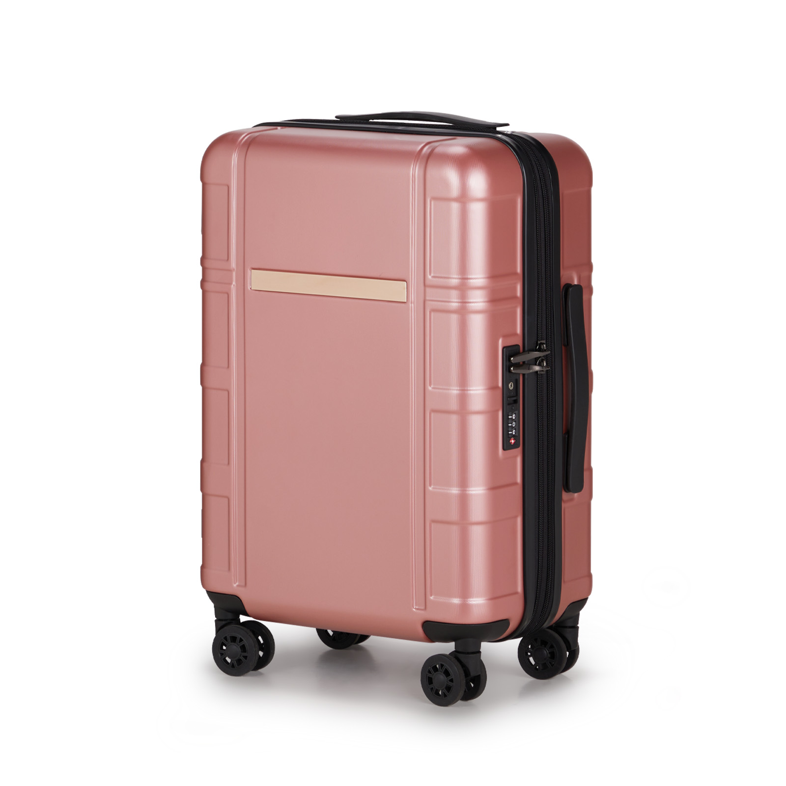 20" Extensible Carry on Luggage PC+ABS Hard Shell Suitcase Hardshell Lightweight - Picture 10 of 12