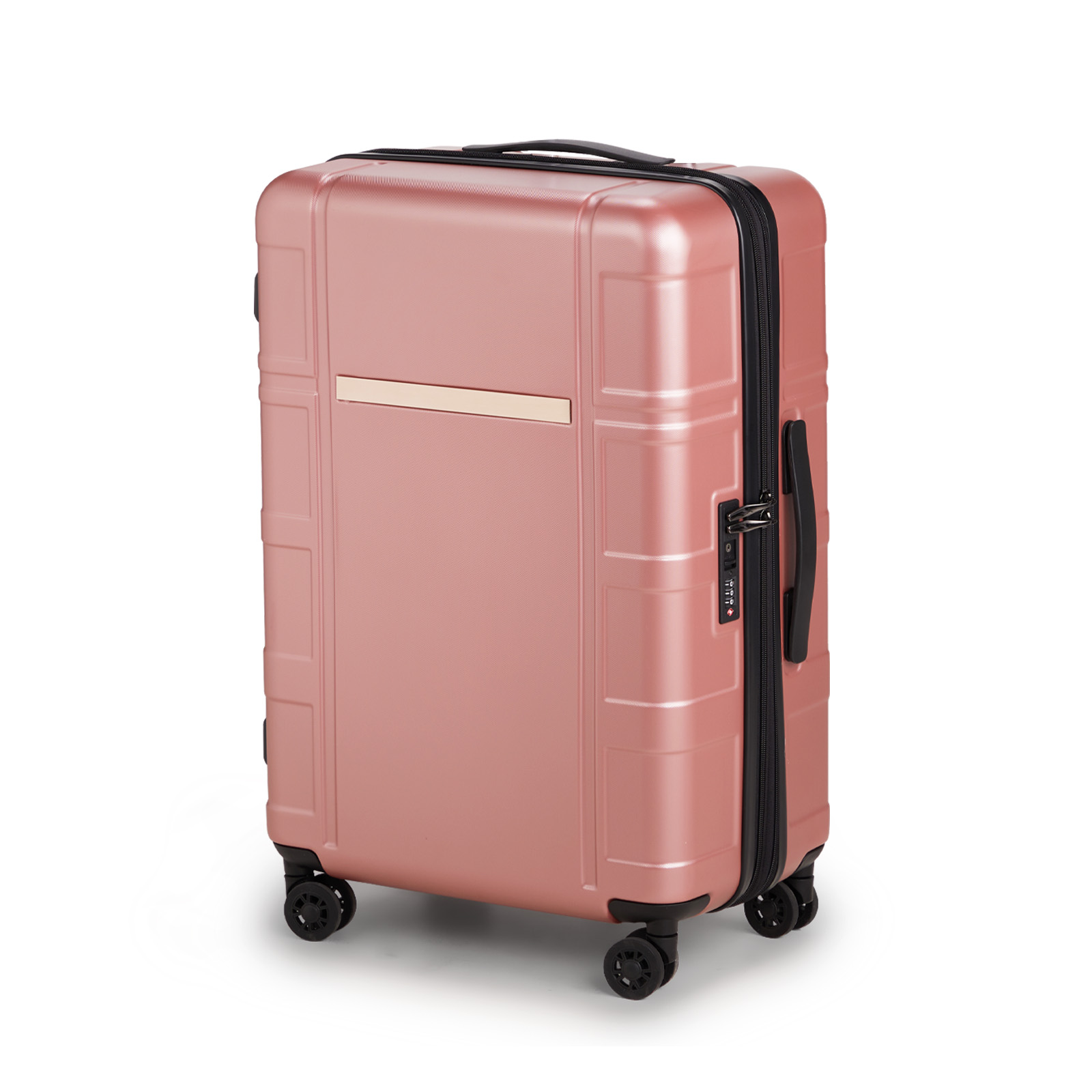 24" Extensible Carry on Luggage PC+ABS Hard Shell Suitcase Hardshell Lightweight - Picture 14 of 16