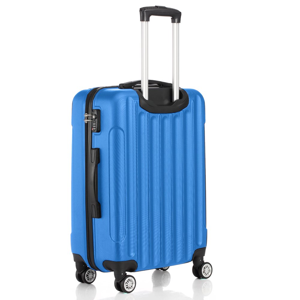 24 Inch Medium Cabin Luggage Hard Shell Travel Suitcase Spinner 4 Wheels Case - Picture 21 of 21