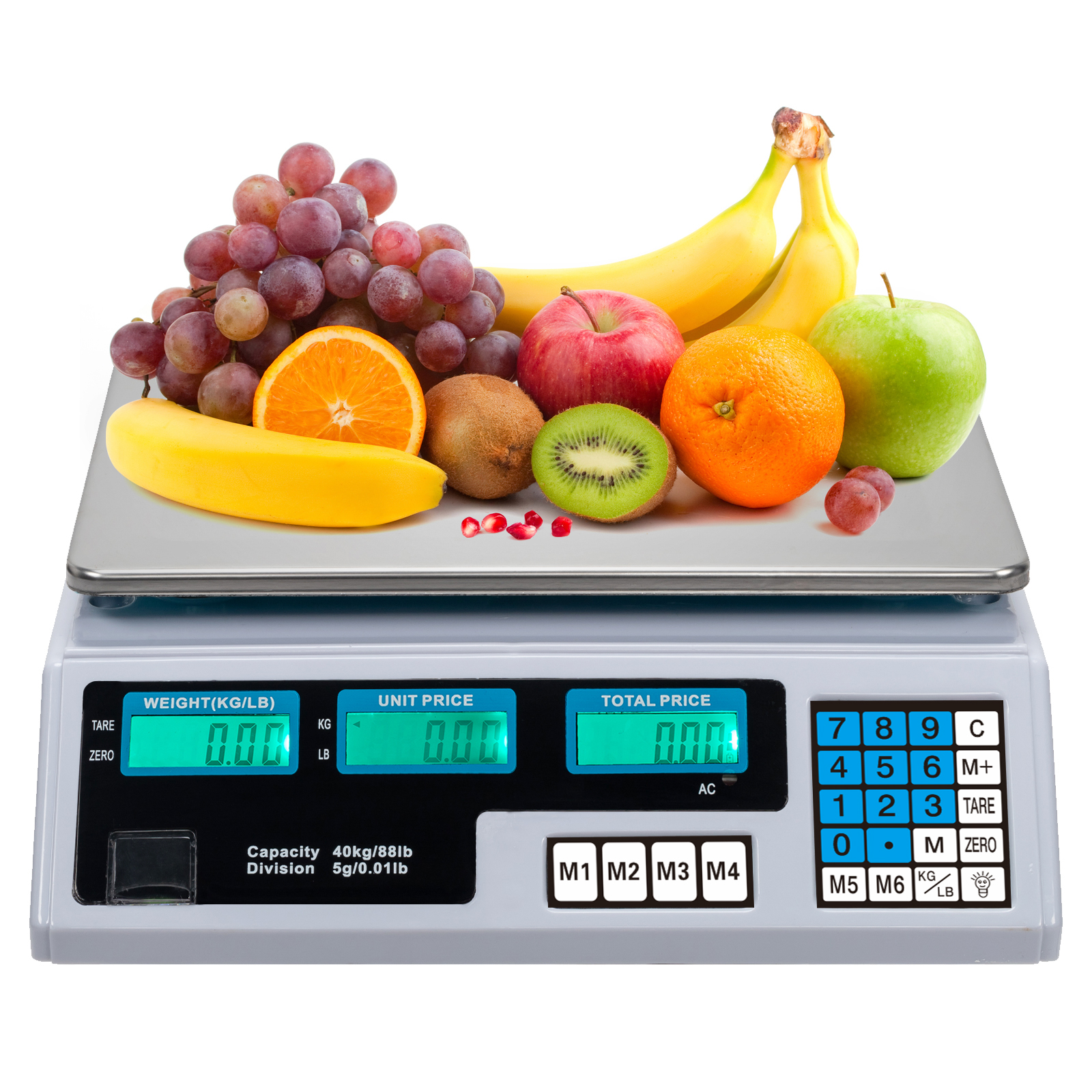 40kg Electronic Price Scale Digital Commercial Food Meat Weighting Shop Retail - Produktbild 3
