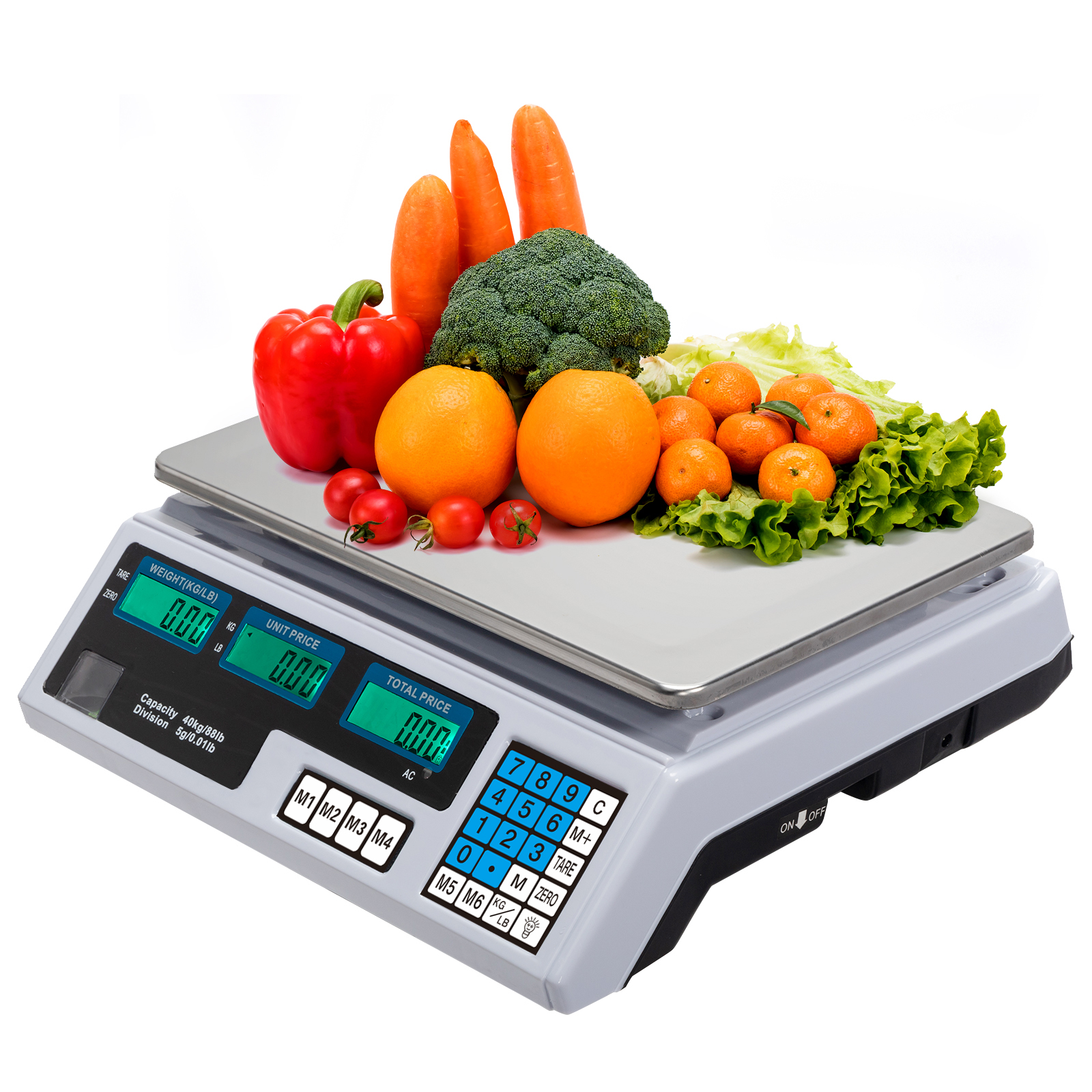 40kg Electronic Price Scale Digital Commercial Food Meat Weighting Shop Retail - Produktbild 4