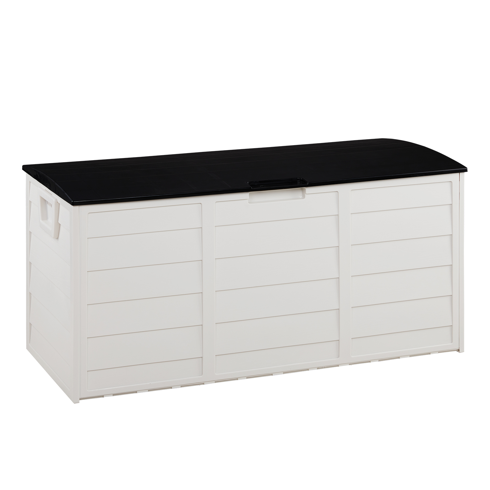 44 in 75 Gallon Resin Deck Box Storage Patio Garden Yard Waterproof with Wheels - Picture 19 of 21