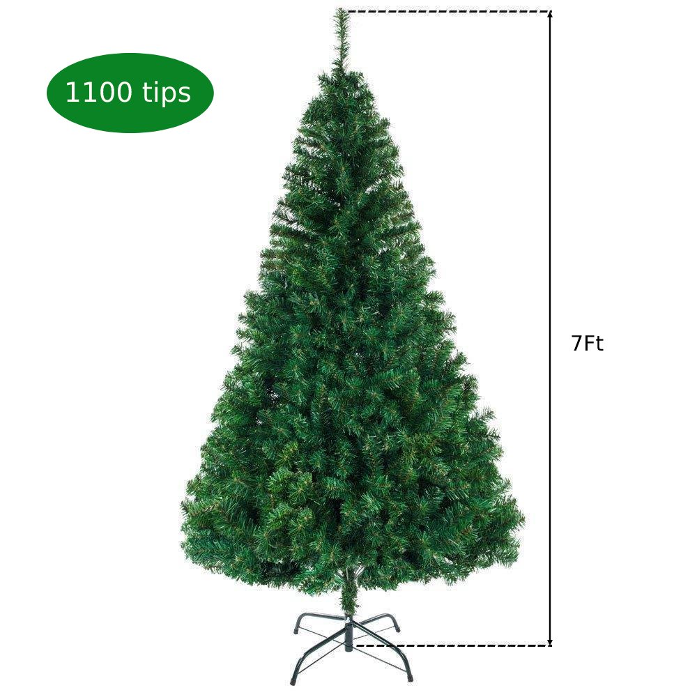 Clearance 7/8Ft Bushy Large Christmas Tree Artificial Xmas Tree Home Decoration